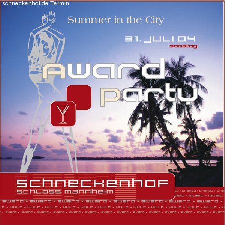 Award Party Open Air Werbeplakat