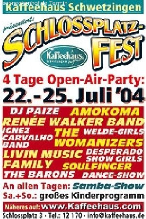 Schlossplatzfest 2004 Werbeplakat