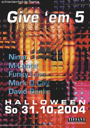 Give 'em 5-Halloween Werbeplakat