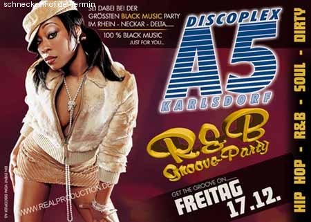 R&B Groove Party Werbeplakat