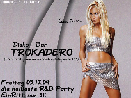 R&B Party Werbeplakat