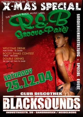 X-mas party Werbeplakat