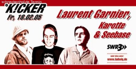 k!cker mit laurent garnier Werbeplakat