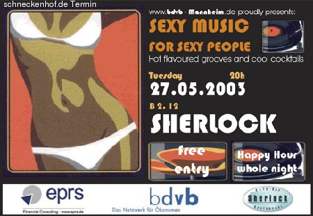 sexy music for sexy people Werbeplakat