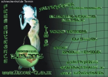 Electric Lounge Session Werbeplakat