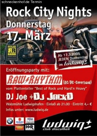 Rock City Nights Werbeplakat