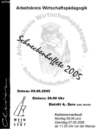 WiPäd-Fete Werbeplakat