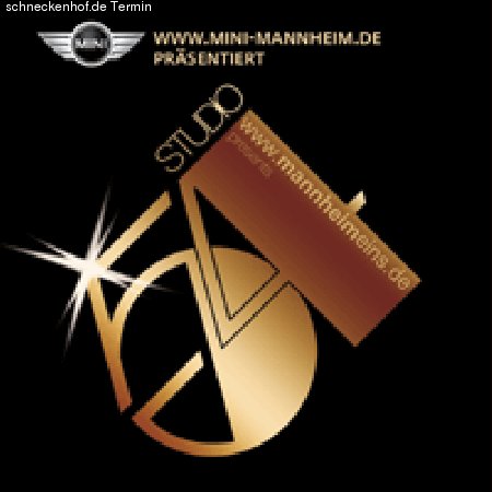 Studio 54 Open Air Party !!! Werbeplakat