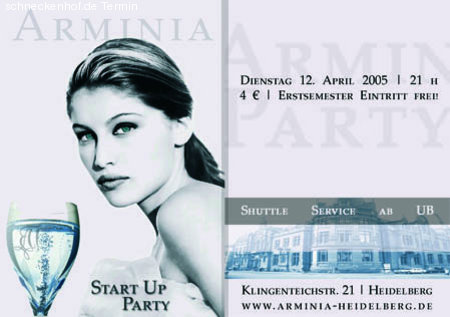 Semester Start Up-Party Werbeplakat