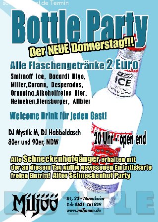 Schneckenhof After Hour  Werbeplakat