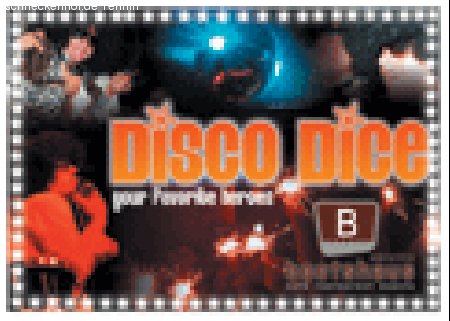 Disco Dice im Bootshaus Werbeplakat