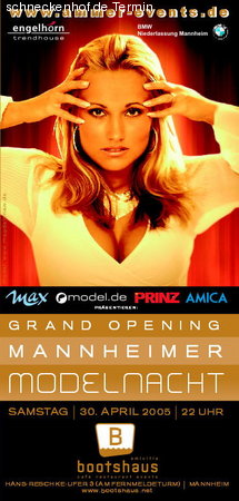 Mannheimer Modelnacht Special Werbeplakat