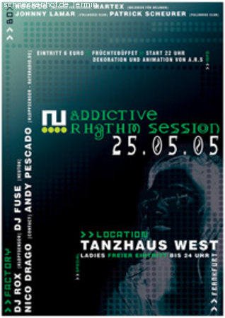 Addictive Rhythm Session Werbeplakat