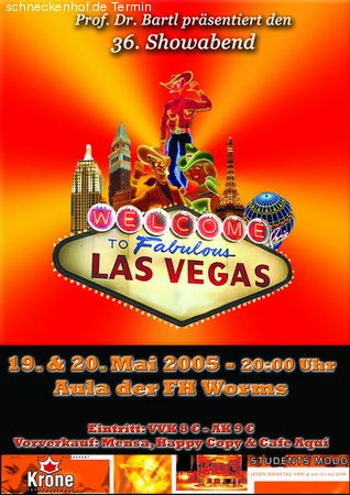 36. Showabend Werbeplakat