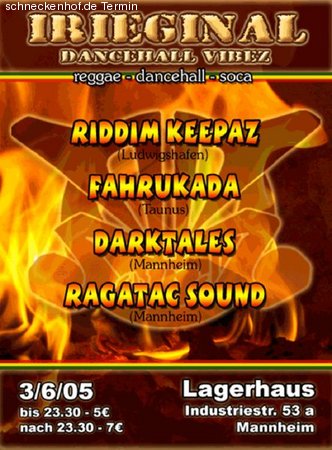 Irieginal Dancehall Vibez Werbeplakat