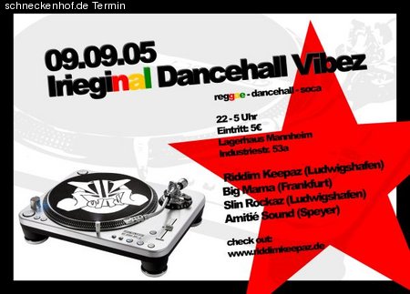 Irieginal Dancehall Vibez Werbeplakat