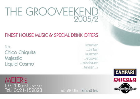 The Grooveekend 2005/2 Werbeplakat