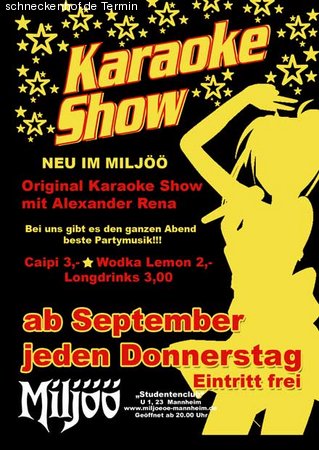 Yesterday Karaoke Werbeplakat