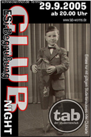 Erstsemester Begrüßungsparty Werbeplakat