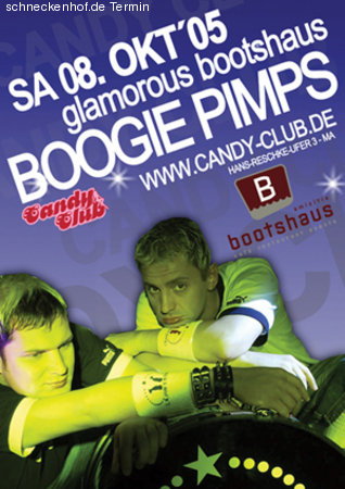 Boogie Pimps @ glamorous boots Werbeplakat