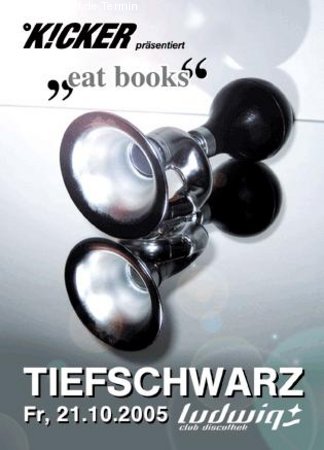 K!cker mit Tiefschwarz Werbeplakat