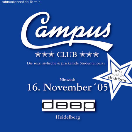 Campus Club Heidelberg VI Werbeplakat
