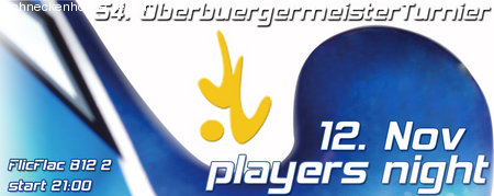 OBT 2005 players night Werbeplakat