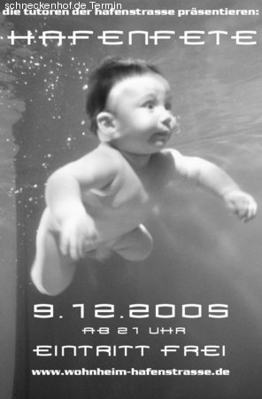 HAFENFETE Werbeplakat