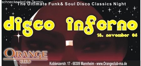 Disco Inferno! Werbeplakat