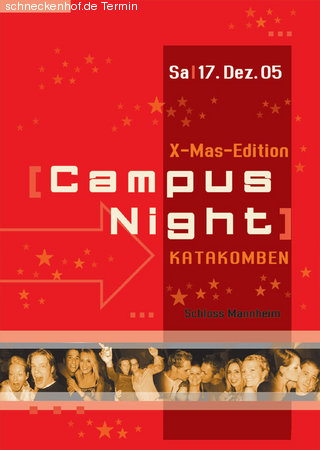 Campus Night - X-Mas Werbeplakat