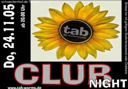 Clubnight Werbeplakat