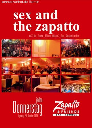 Sex and The Zapatto Werbeplakat