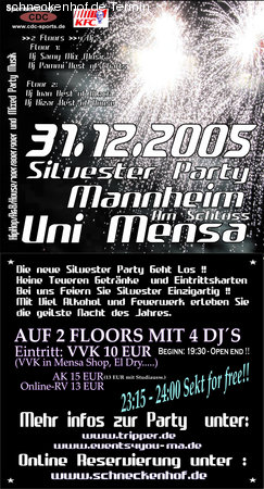 Silvester Party  05/06  Werbeplakat