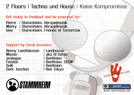 Deviant Sound2 Stammheim Night Werbeplakat