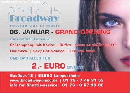 Neueröffnung Werbeplakat