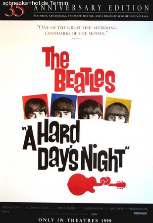 Cine Monday: A Hard Days Night Werbeplakat