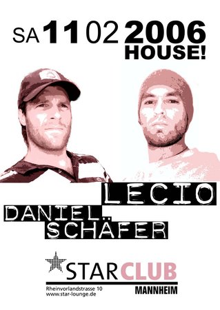 Lecio vs. Daniel Schäfer  Werbeplakat