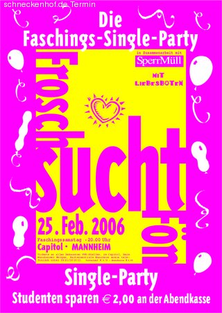 Frosch sucht Fön Werbeplakat