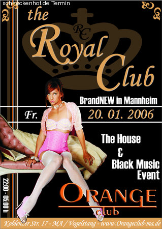The Royal Club - Black & House Werbeplakat