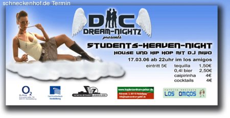 Students-Heaven-Night Werbeplakat