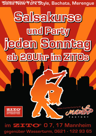 Salsa Kurs + Party Werbeplakat