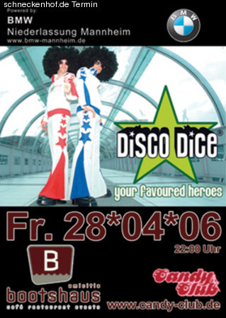 Glamorous Bootshaus feat Disco Werbeplakat