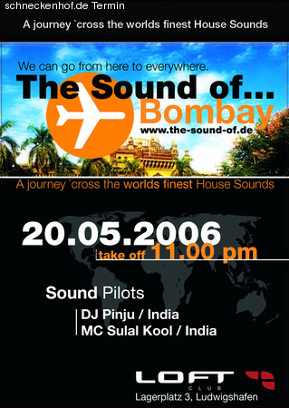 the sound of
bombay Werbeplakat