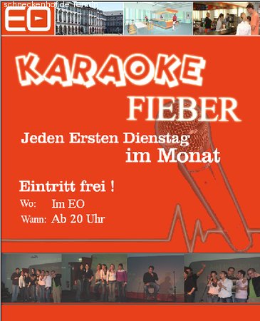 Karaoke Fieber Werbeplakat