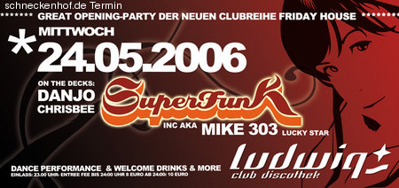 Openning House Party @ Ludwig Werbeplakat