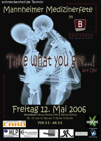 Medizinerparty Werbeplakat