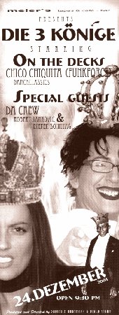 Die 3 Könige (Weihnachtsfete) Werbeplakat