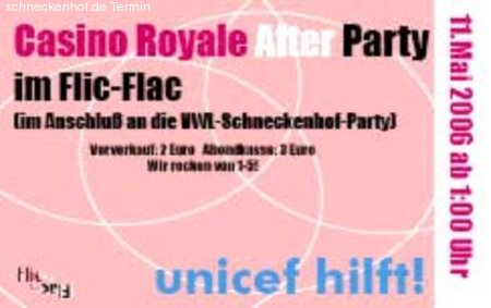 Casino Royale Afterparty Werbeplakat