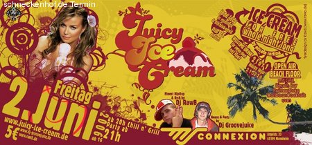 Juicy Ice Cream Werbeplakat