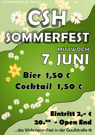 Sommerfest Werbeplakat